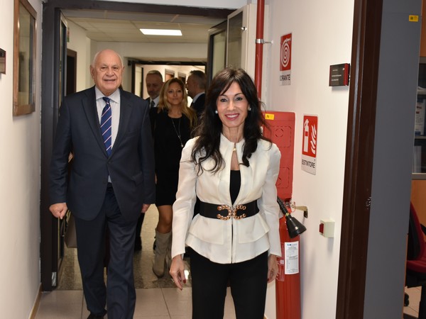 Nordio e Sarti Ispettorato generale - visita del 24 ottobre 2024 (foto Ministero della Giustizia)