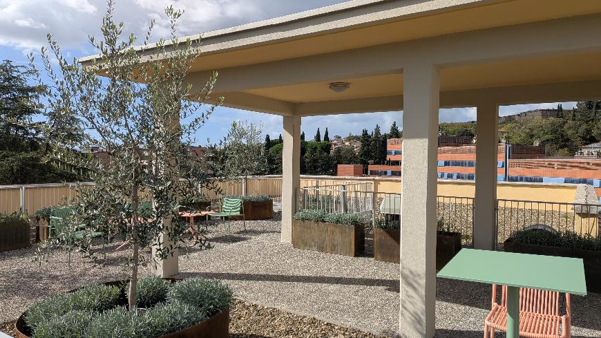 Tribunale Arezzo inaugurazione Roof garden