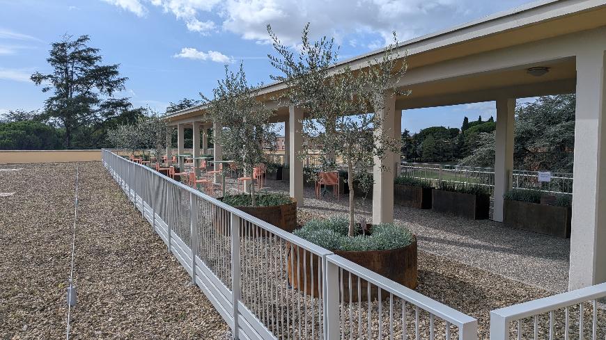 Tribunale Arezzo inaugurazione Roof garden