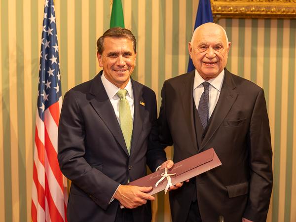 Carlo Nordio e Todd Blanche, Deputy Attorney General