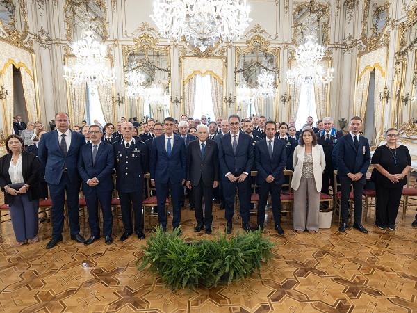 La Polizia Penitenziaria ricevuta dal Presidente Mattarella