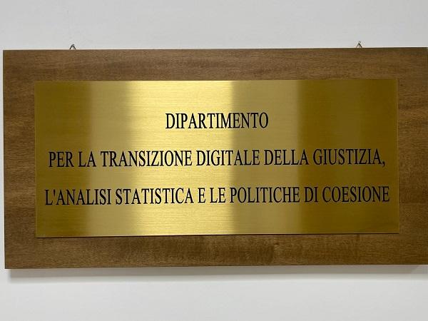 Dipartimento Transizione digitale (credits Ministero della Giustizia)
