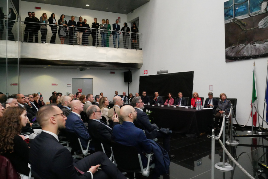 Tribunale Arezzo inaugurazione Roof garden