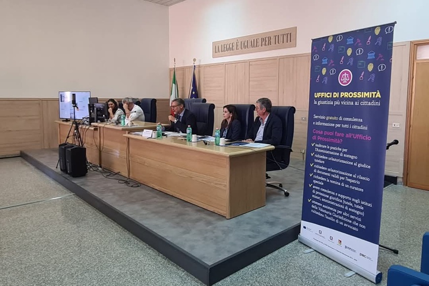 Uffici prossimit&agrave;_conferenza tematica_tribunale Sciacca