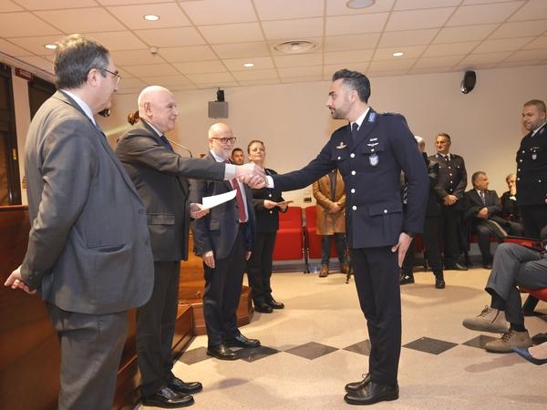 Consegna attestati primo corso per operatore ai servizi di scorta e sicurezza (foto Doriano Ciardo)