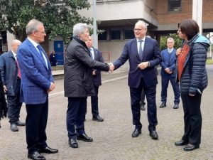 Roma Rebibbia. Il Capo del Dap Carlo Renoldi e il Sindaco di Roma Roberto Gualtieri