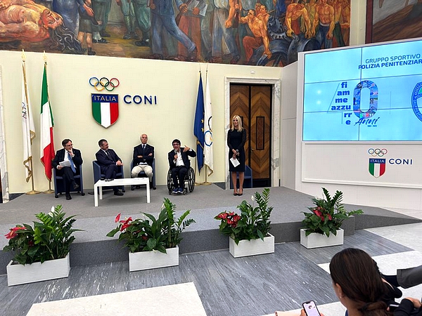 Il Coni celebra i 40 anni delle Fiamme Azzurre