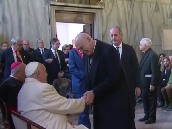 Biennale, Nordio accoglie il Papa alla Giudecca