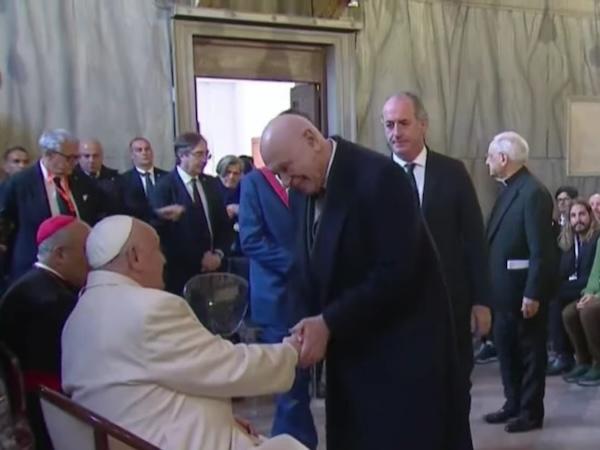 Biennale, Nordio accoglie il Papa alla Giudecca