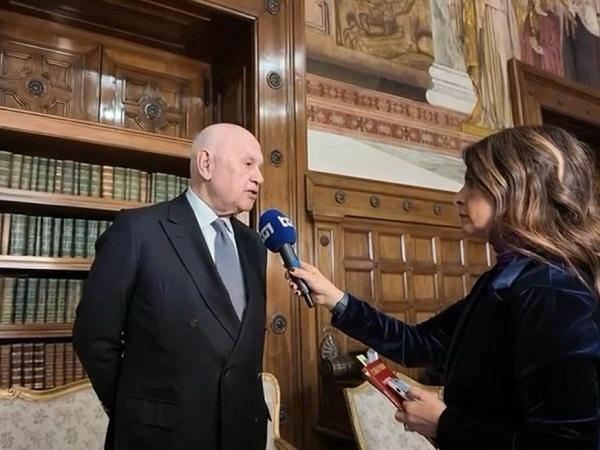 Il ministro Nordio intervistato dal Tg1 nella sua stanza, 13 gennaio 2026