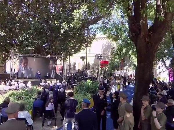 Giornata della Legalit&agrave; 2026, il ministro Nordio a palazzo Jung a Palermo