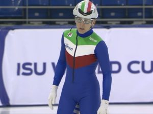 cecilia maffei, olimpionica di short track e ora tecnico delle fiamme azzurre
