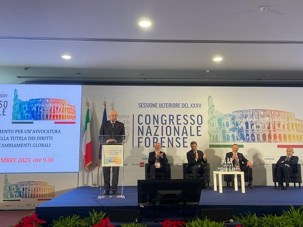Cnf, Nordio: &ldquo;Dialogo con tutti per giustizia efficiente&rdquo;