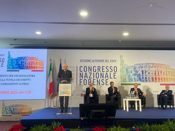 Cnf, Nordio: &ldquo;Dialogo con tutti per giustizia efficiente&rdquo;