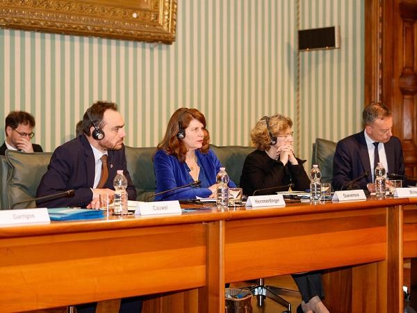 Nordio e Darmanin 3 febbraio 2025 (foto Ministero della giustizia)