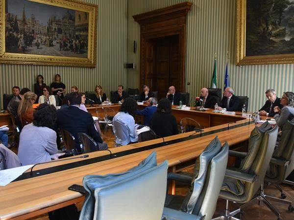 Conferenza stampa di presentazione dell'elenco nazionale delle strutture per detenuti privi di domicilio.