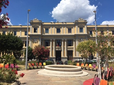 Facciata del Palazzo di Giustizia a Catanzaro
